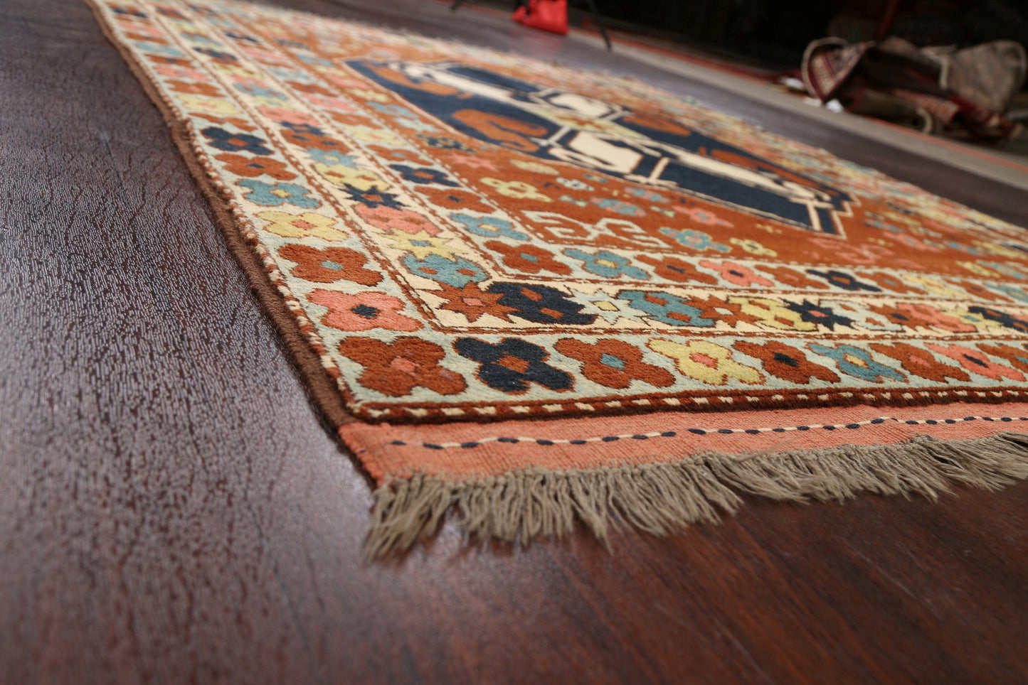 Geometric Anatolian Oriental Area Rug 6x8