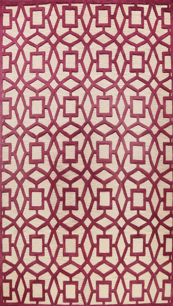 Geometric Trellis Oriental Area Rug 9x13