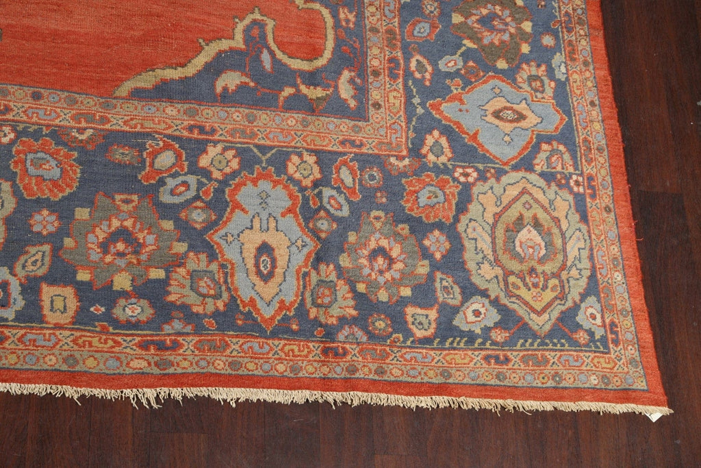 Antique Vegetable Dye Mahal Persian Area Rug 11x16