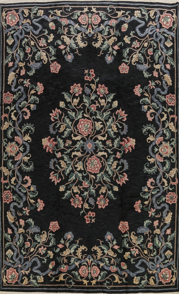 Floral Aubusson Oriental Area Rug 9x12