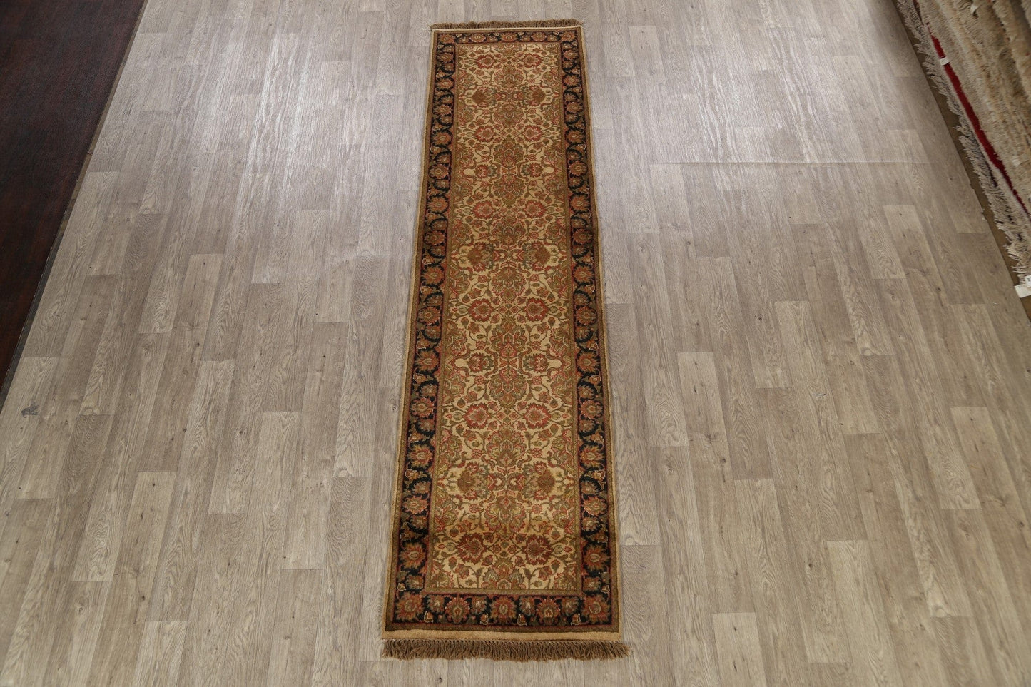 All-Over Floral Agra Oriental Runner Rug 3x10