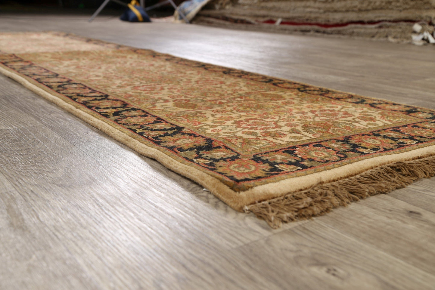 All-Over Floral Agra Oriental Runner Rug 3x10