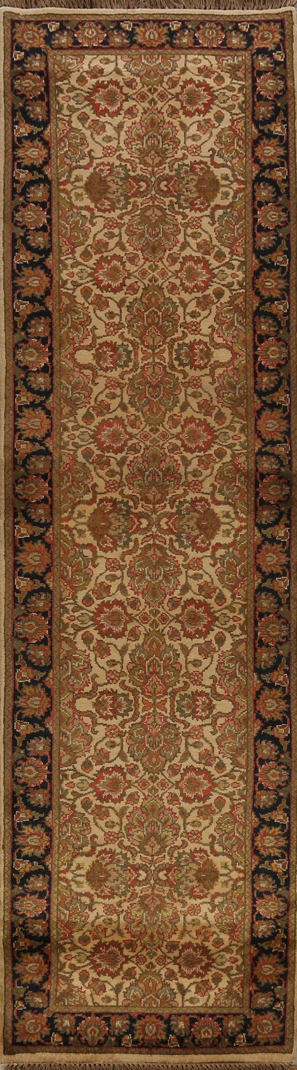 All-Over Floral Agra Oriental Runner Rug 3x10