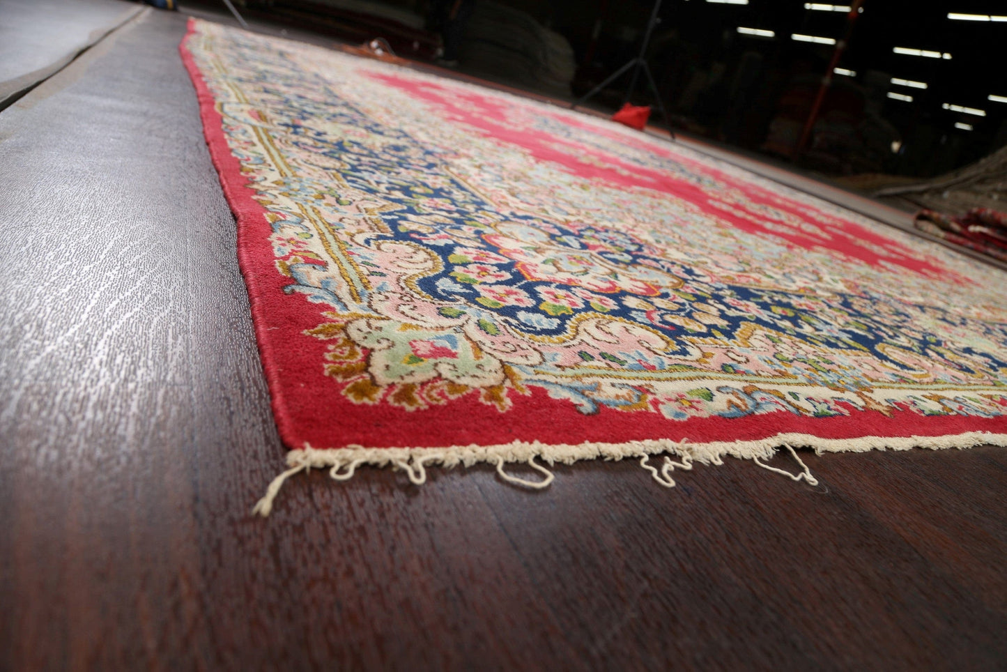 Floral Red Kerman Persian Area Rug 10x13