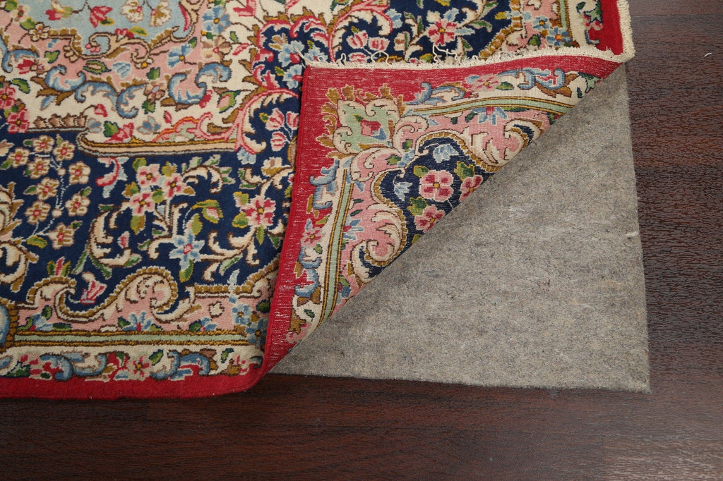 Floral Red Kerman Persian Area Rug 10x13