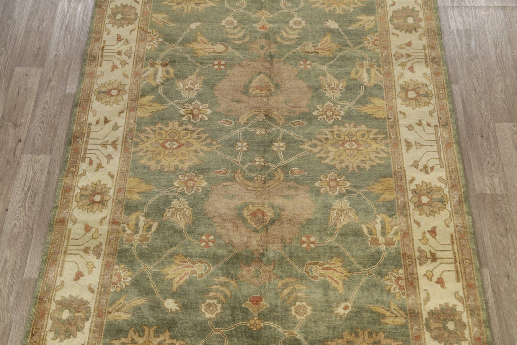 Floral Oushak Oriental Area Rug 6x9