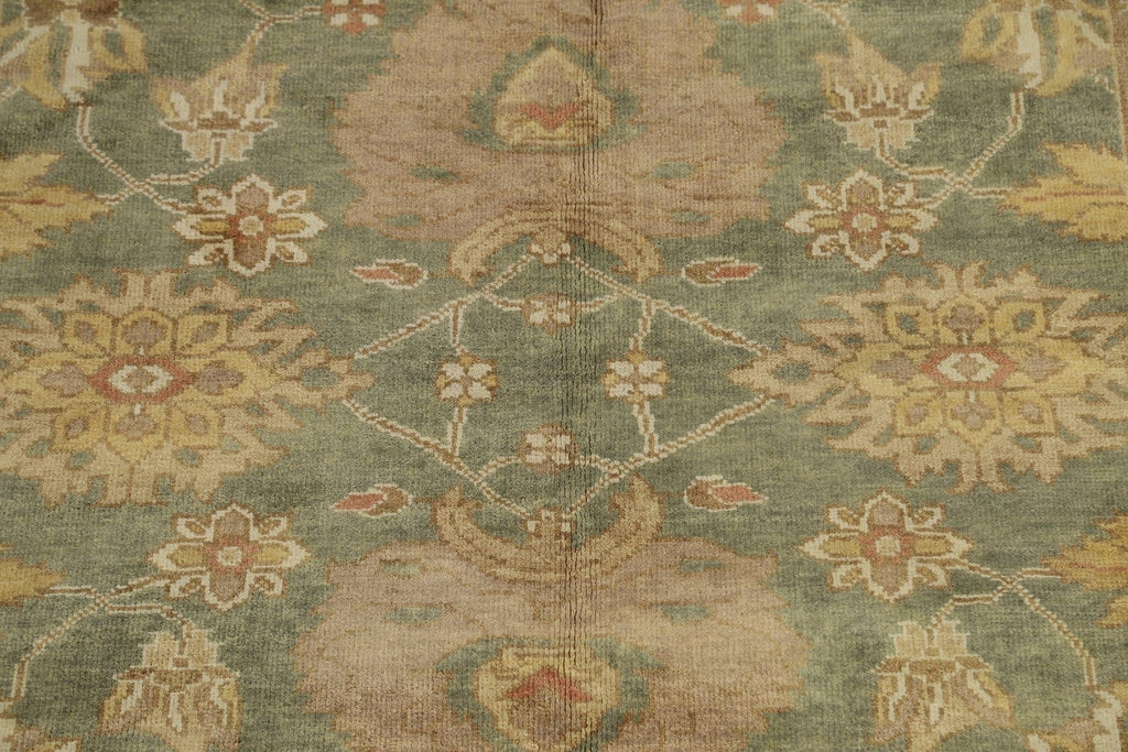 Floral Oushak Oriental Area Rug 6x9