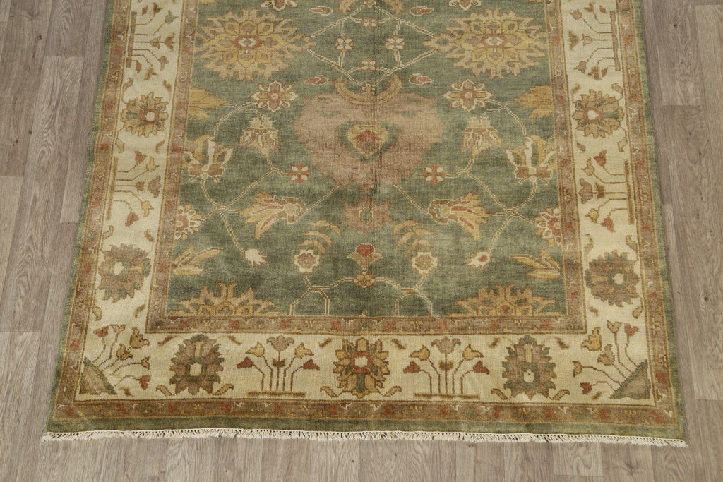 Floral Oushak Oriental Area Rug 6x9