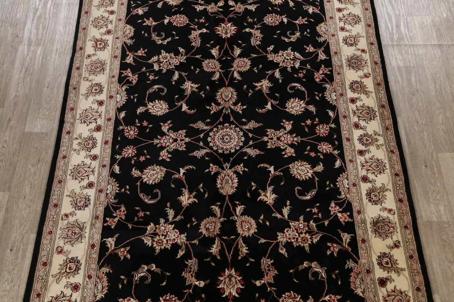 100% Vegetable Dye Floral Tabriz Oriental Area Rug 6x9