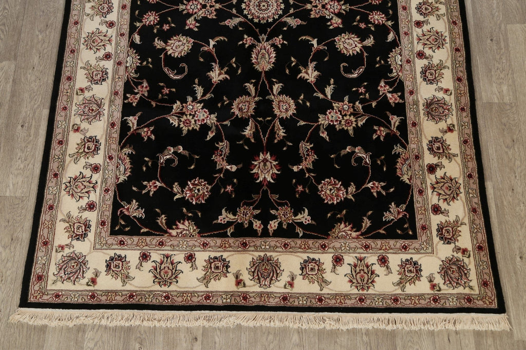 100% Vegetable Dye Floral Tabriz Oriental Area Rug 6x9