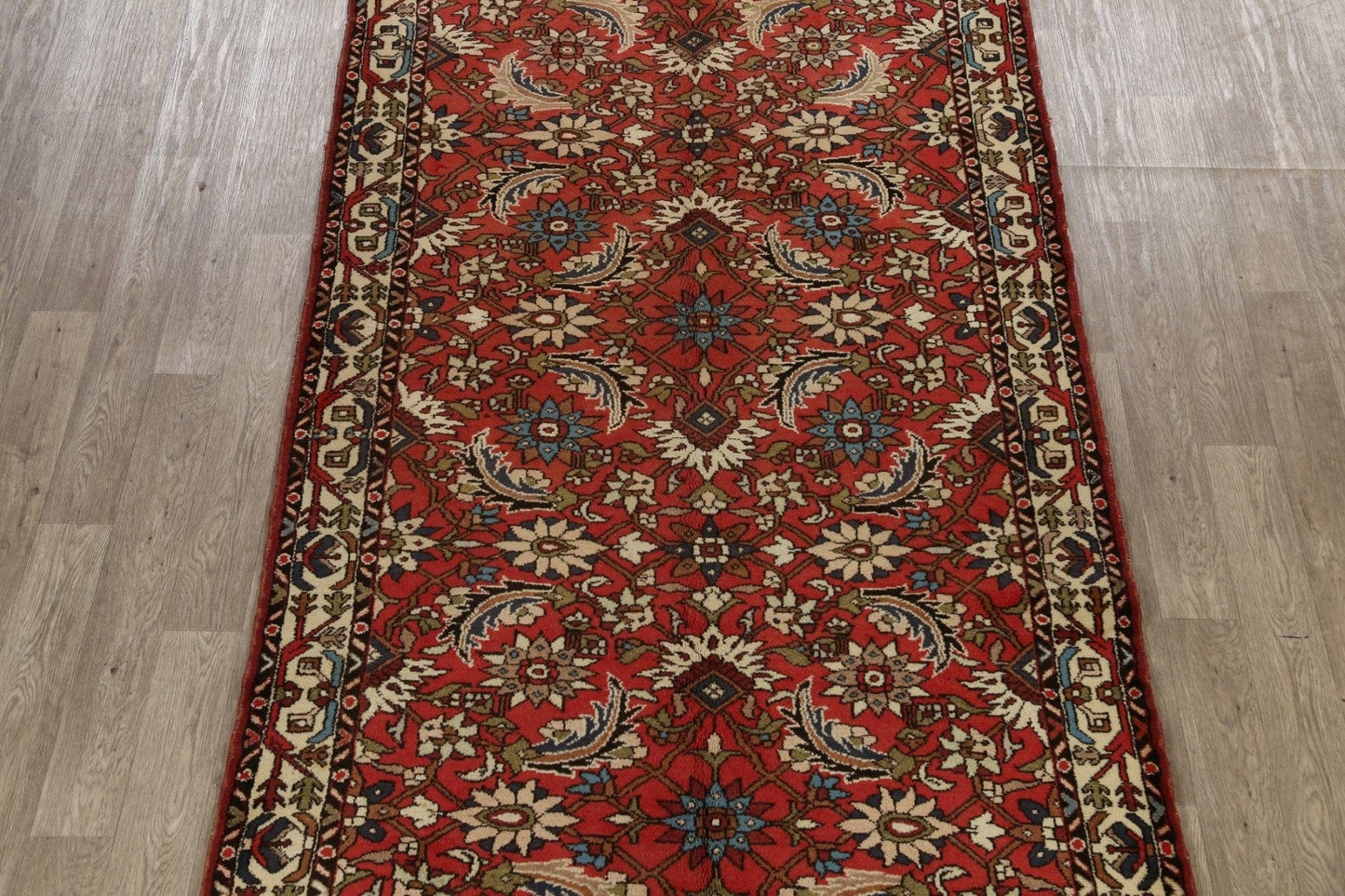 All-Over Floral Bakhtiari Persian Area Rug 5x10