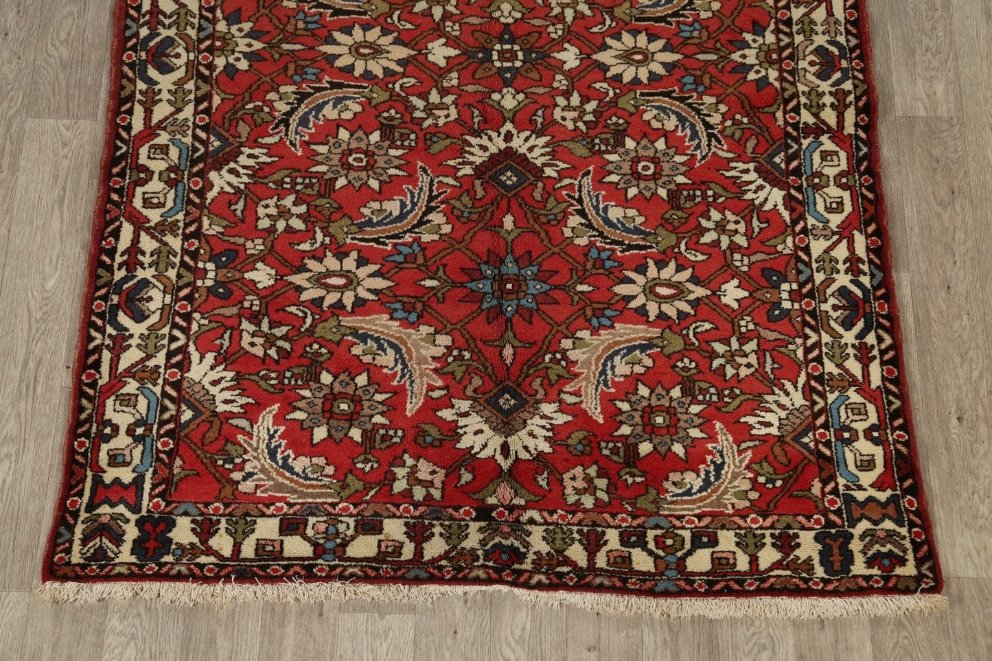 All-Over Floral Bakhtiari Persian Area Rug 5x10