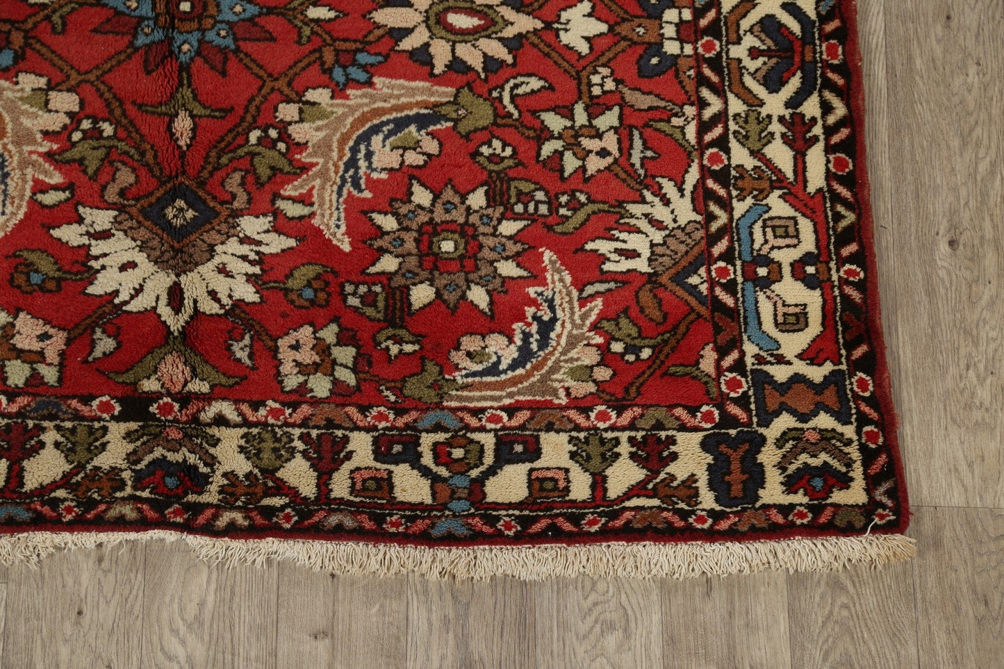 All-Over Floral Bakhtiari Persian Area Rug 5x10