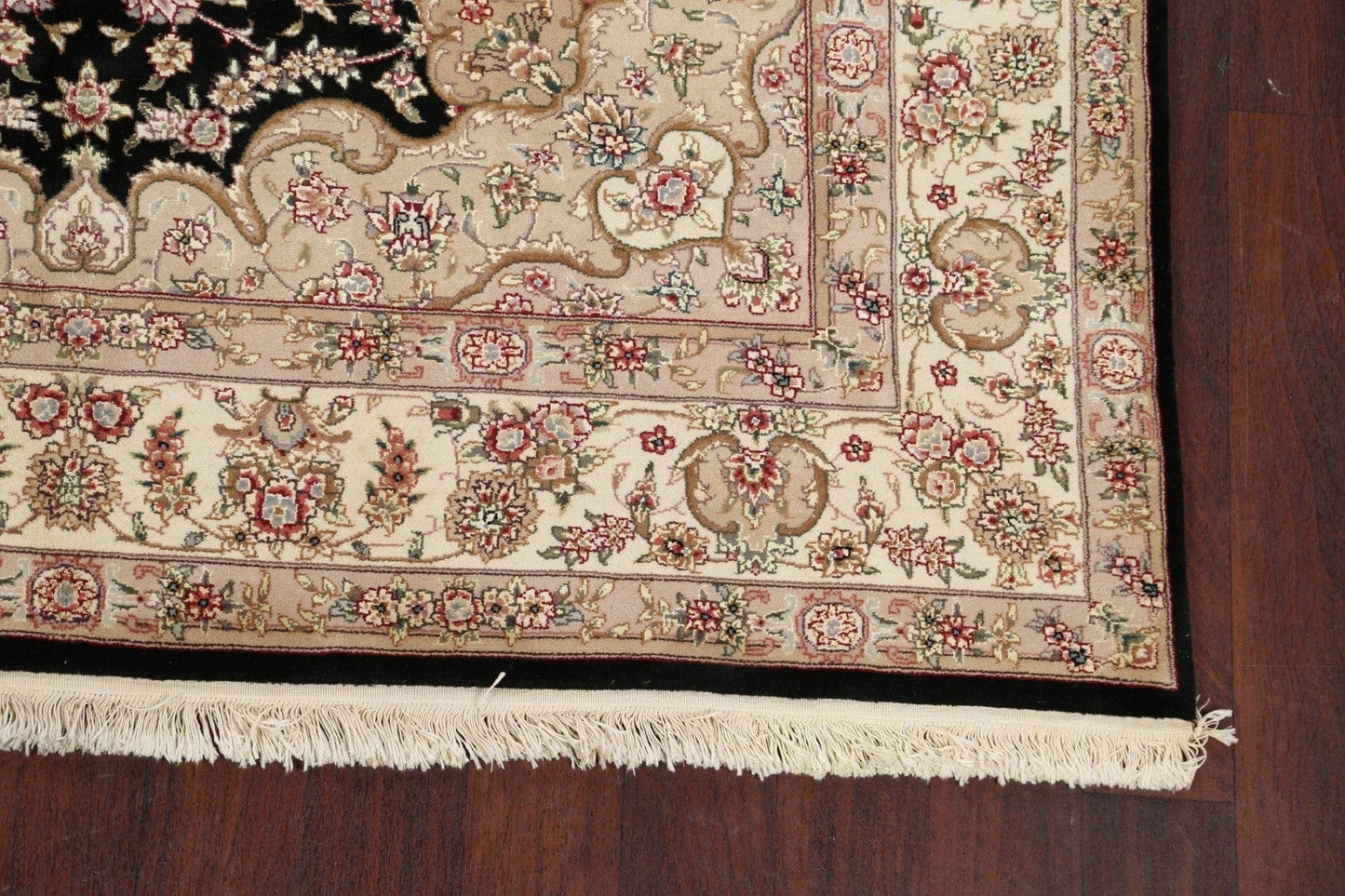 100% Vegetable Dye Wool/ Silk Aubusson Oriental Area Rug 6x9