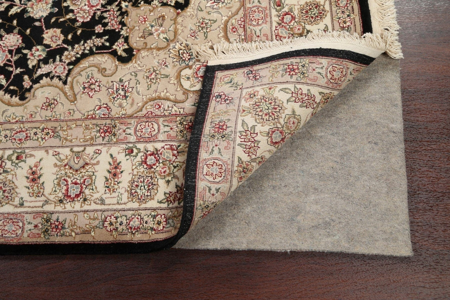 100% Vegetable Dye Wool/ Silk Aubusson Oriental Area Rug 6x9