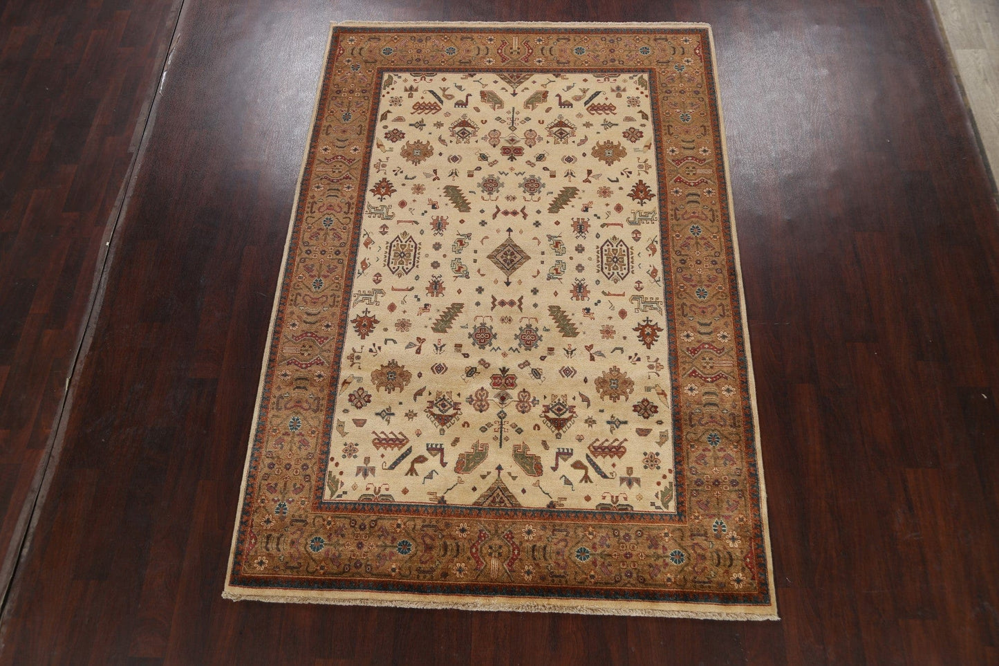 Tribal Geometric Agra Oriental Area Rug 6x9