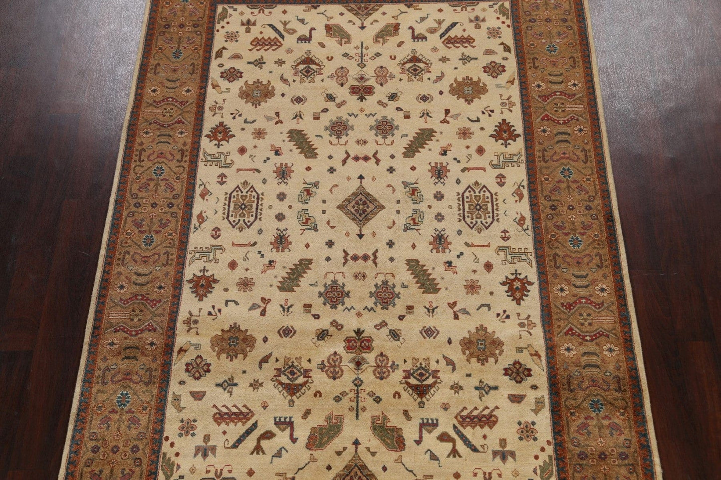 Tribal Geometric Agra Oriental Area Rug 6x9