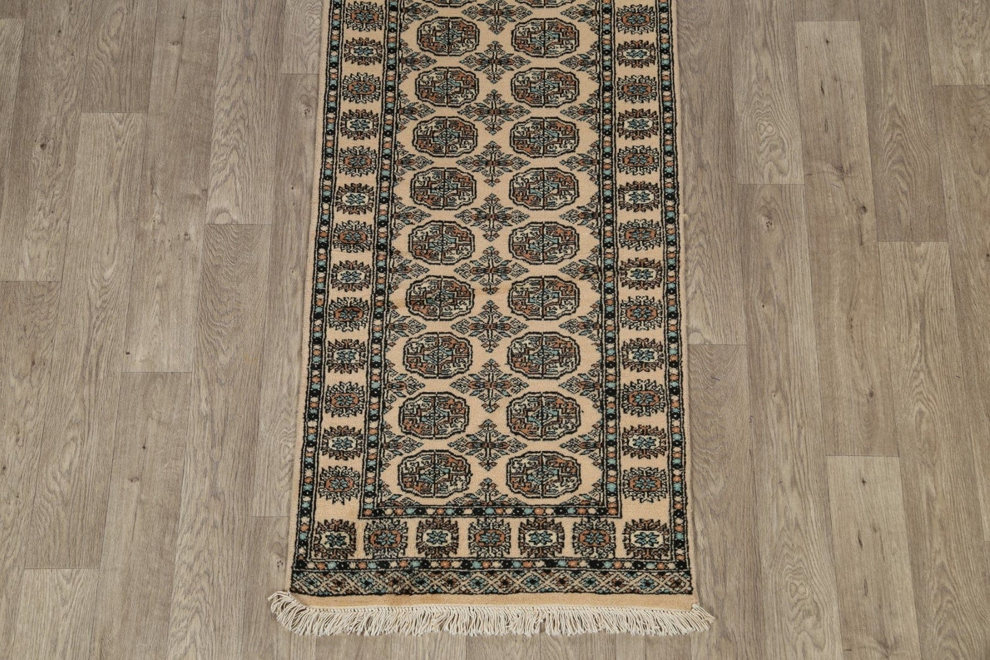 Geometric Bokhara Oriental Runner Rug 3x10