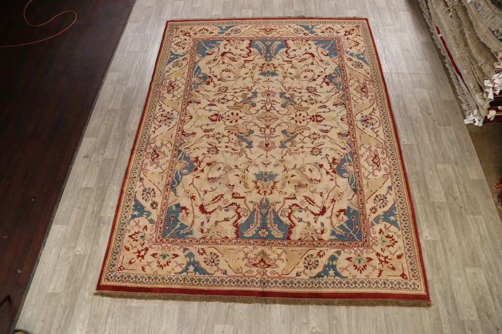 100% Vegetable Dye Floral Oushak Oriental Area Rug 9x12