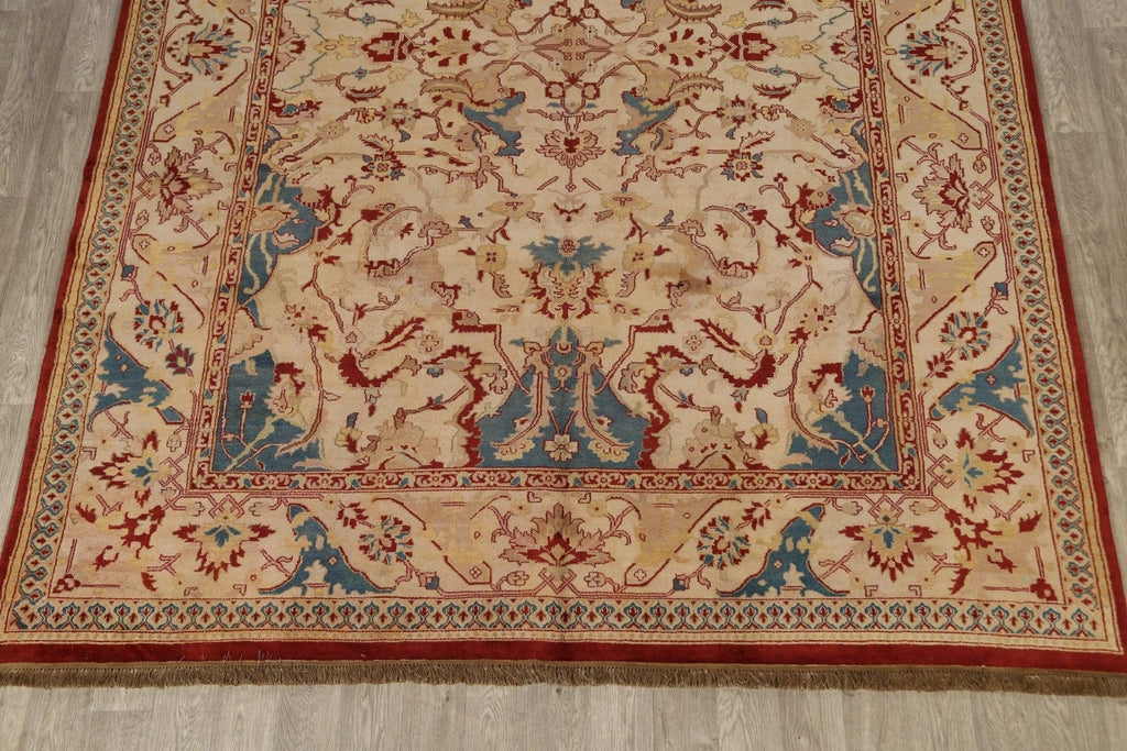 100% Vegetable Dye Floral Oushak Oriental Area Rug 9x12