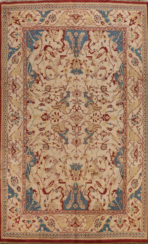 100% Vegetable Dye Floral Oushak Oriental Area Rug 9x12