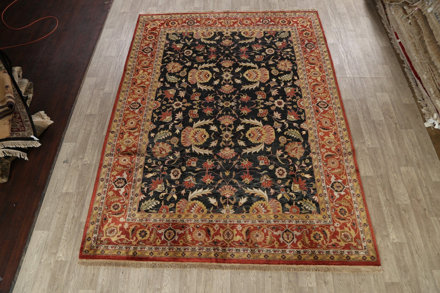 All-Over Floral Oushak Oriental Area Rug 9x12