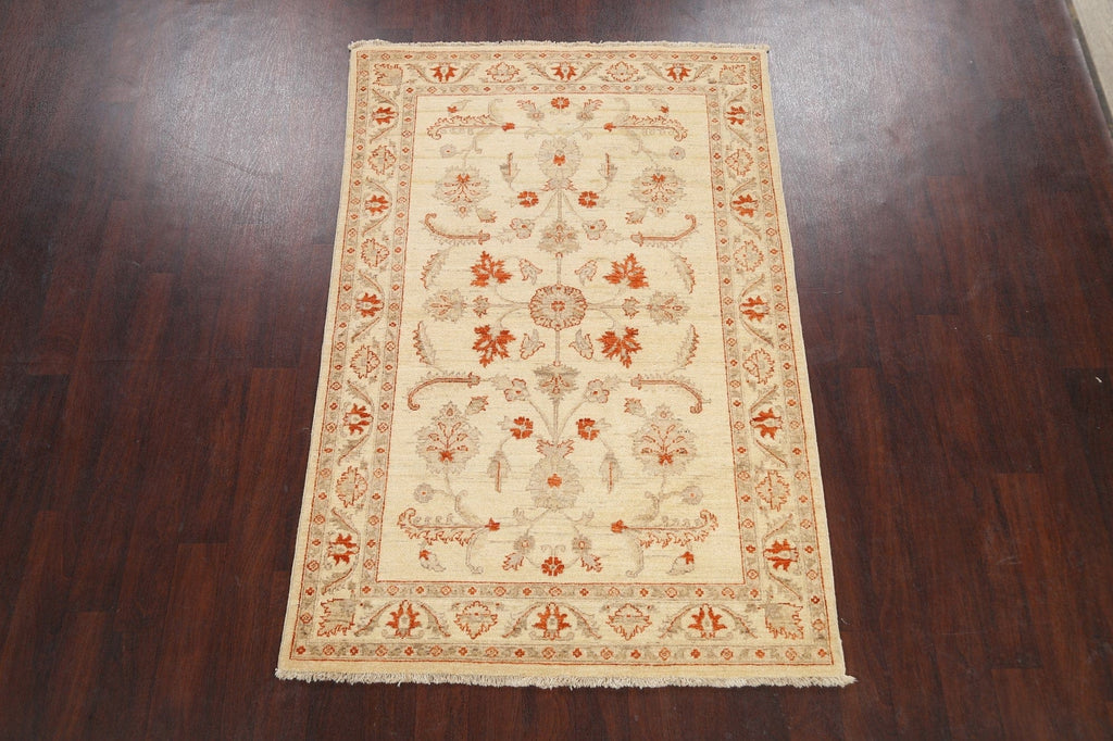 Floral Peshawar Oriental Area Rug 4x7