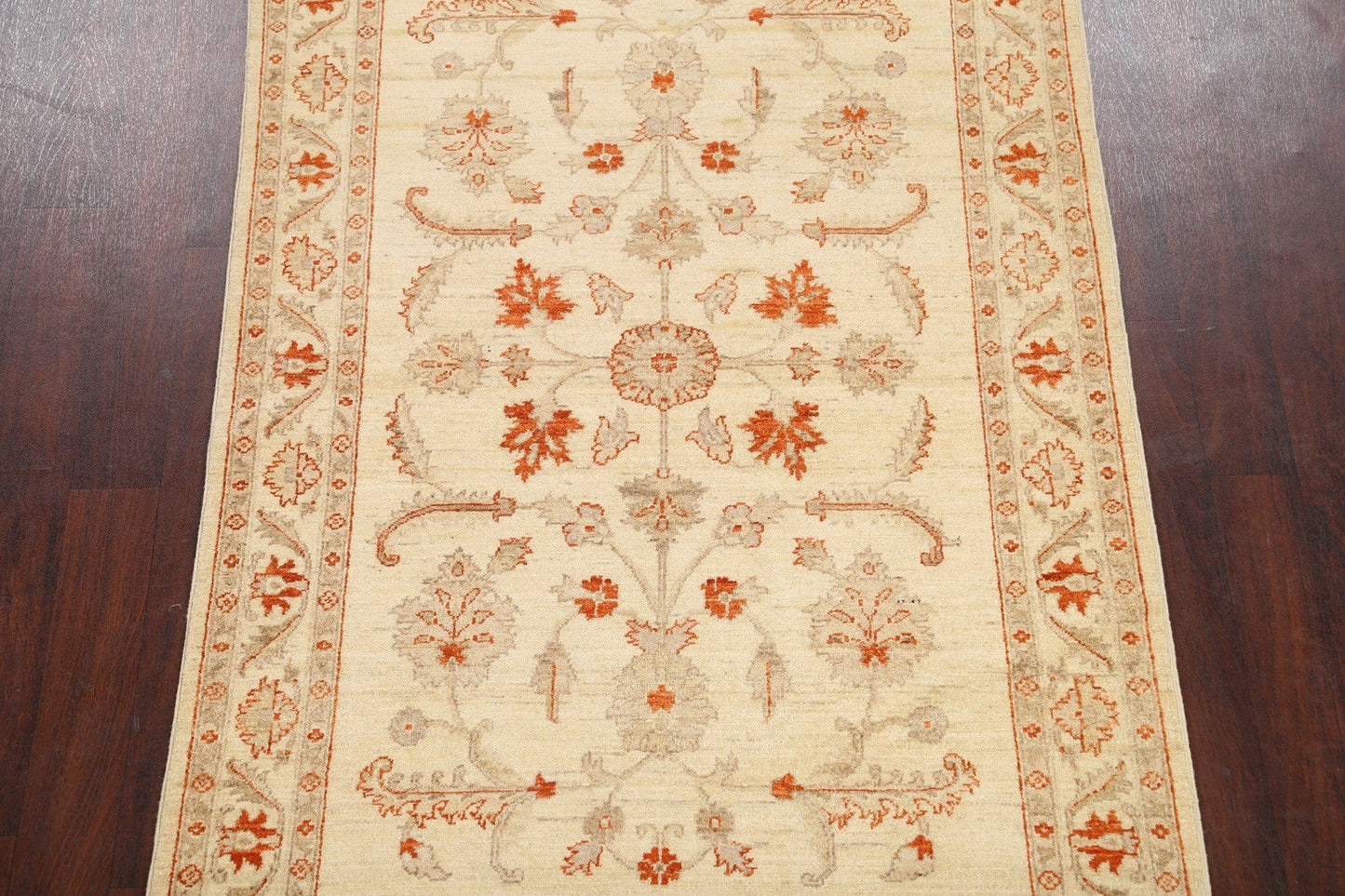 Floral Peshawar Oriental Area Rug 4x7