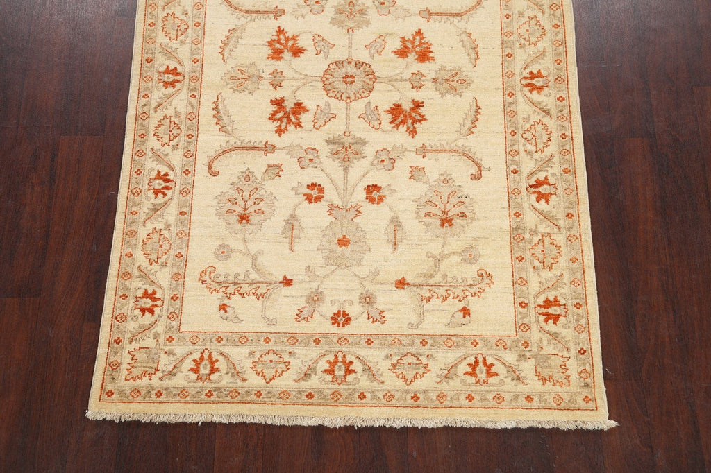 Floral Peshawar Oriental Area Rug 4x7