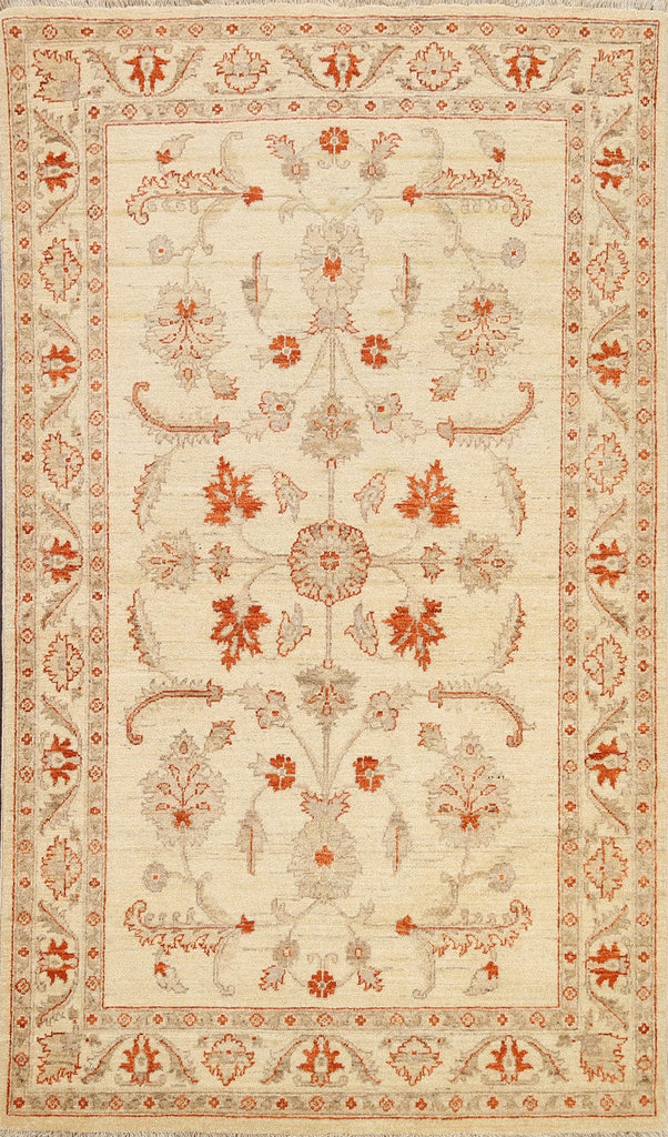 Floral Peshawar Oriental Area Rug 4x7