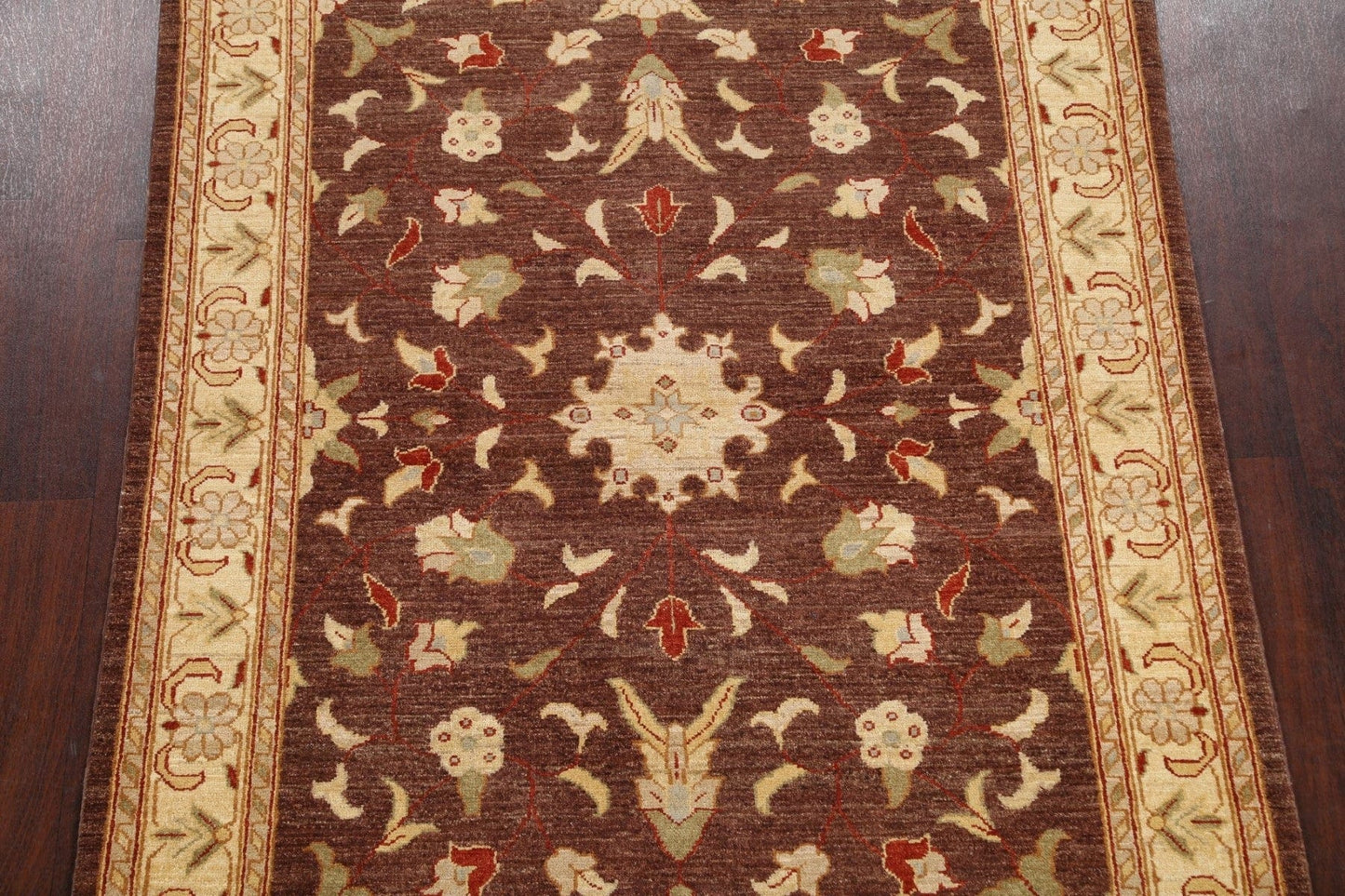 Floral Peshawar Oriental Area Rug 5x6