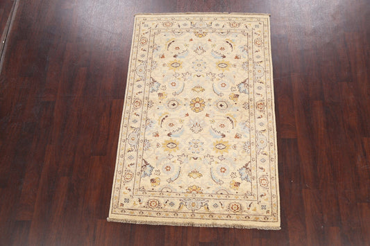 Floral Peshawar Oriental Area Rug 4x6