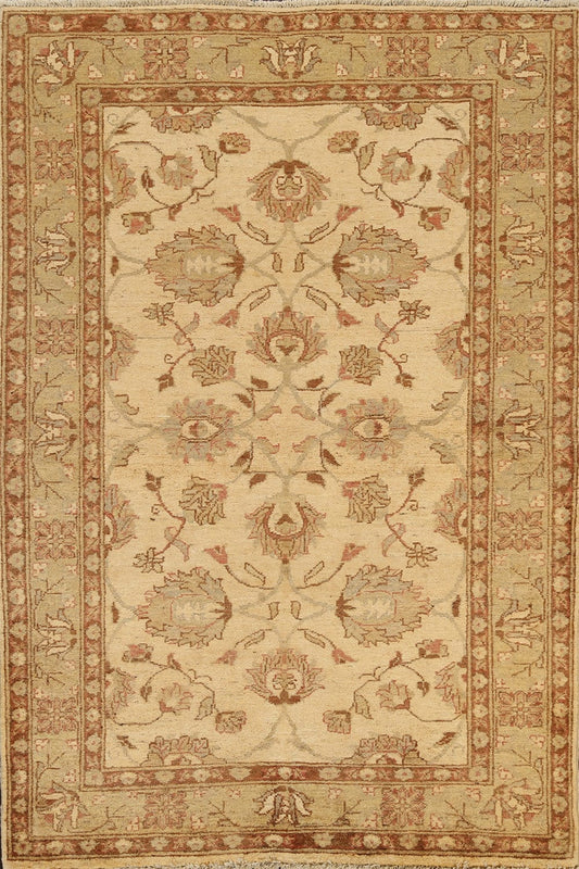 Floral Peshawar Oriental Area Rug 4x6