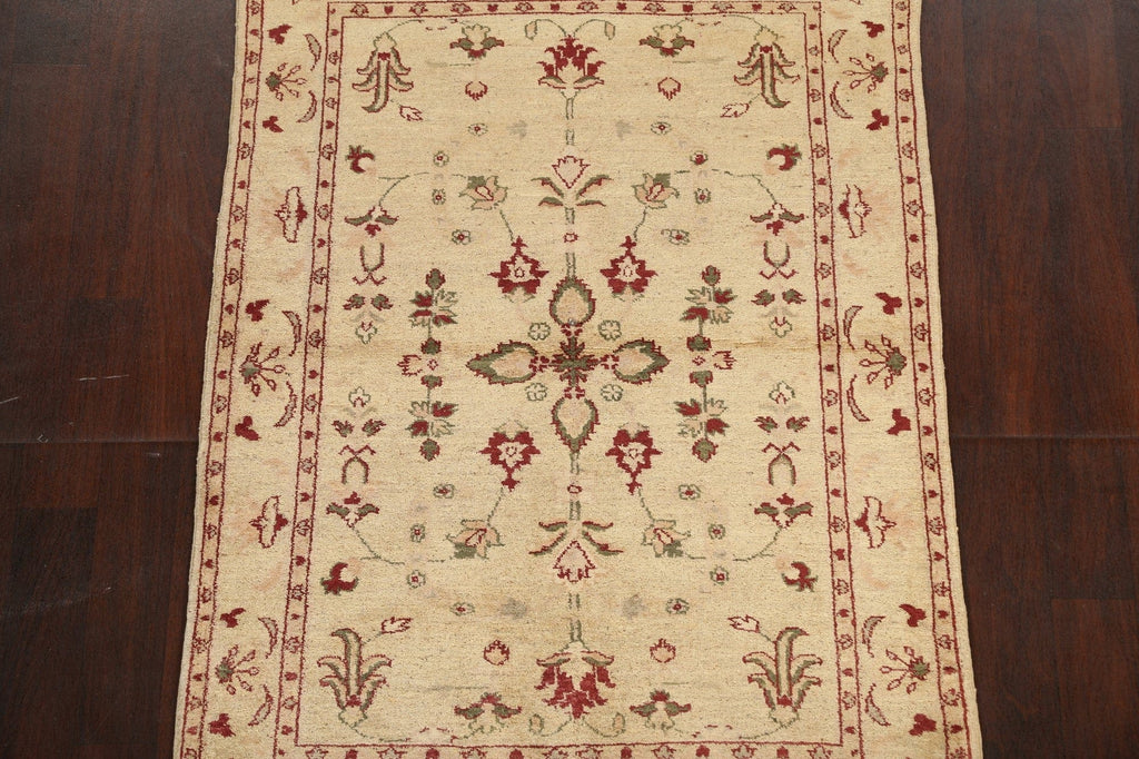 Floral Peshawar Oriental Area Rug 4x5