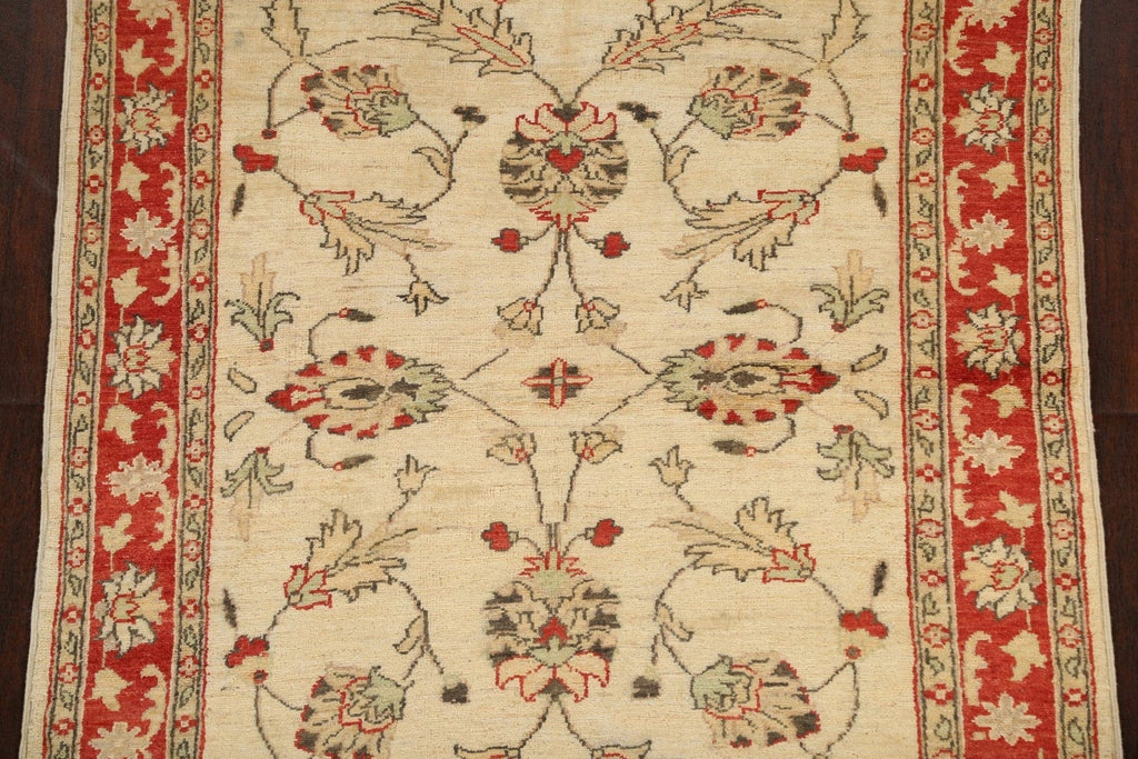 Floral Peshawar Oriental Area Rug 4x5