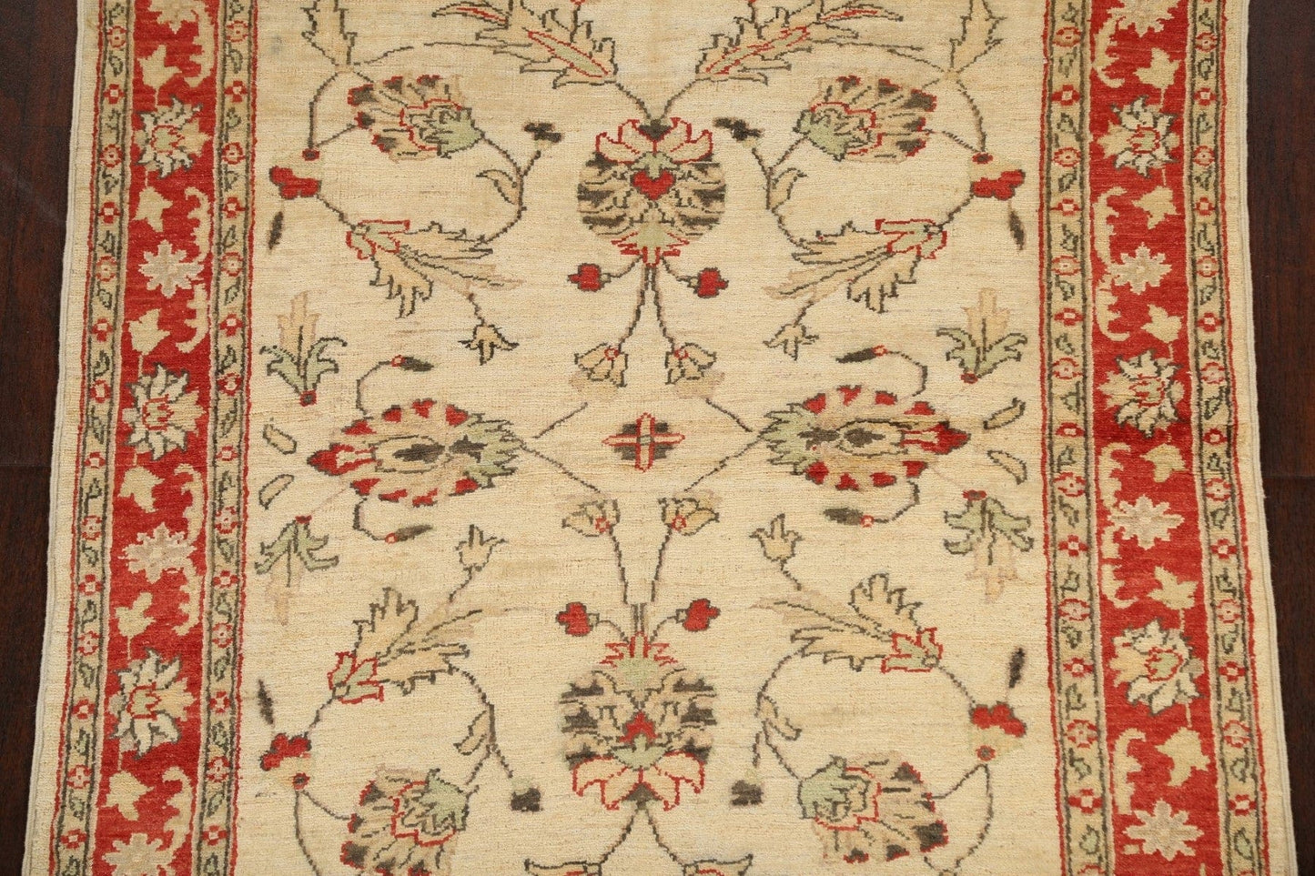 Floral Peshawar Oriental Area Rug 4x5