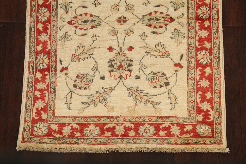 Floral Peshawar Oriental Area Rug 4x5