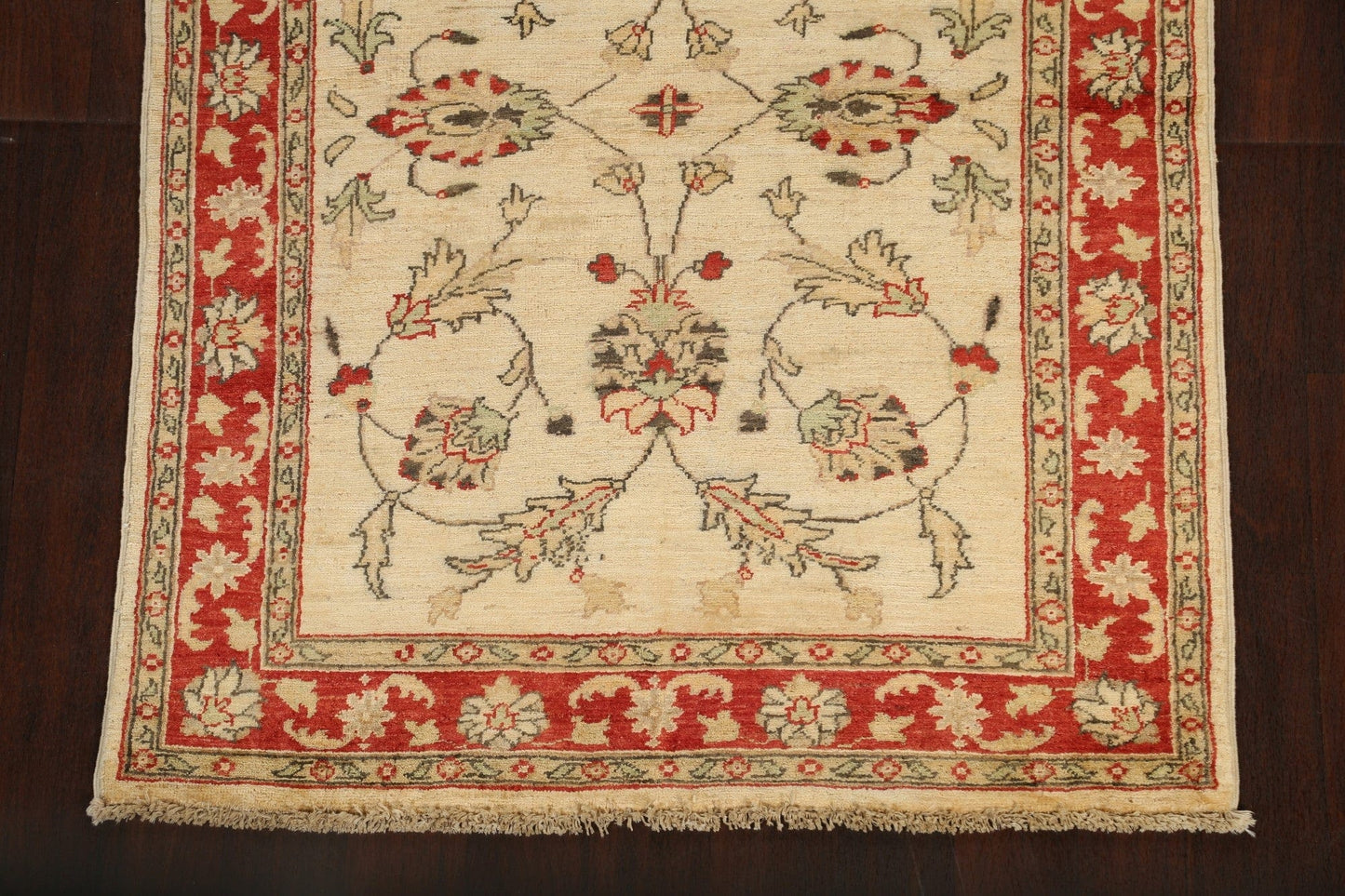 Floral Peshawar Oriental Area Rug 4x5