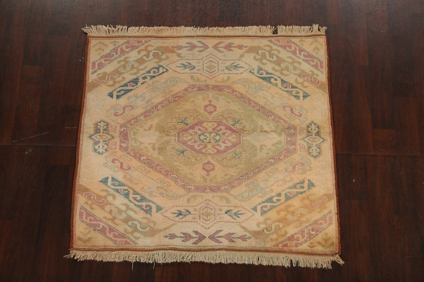 Geometric Anatolian Oriental Area Rug 4x5