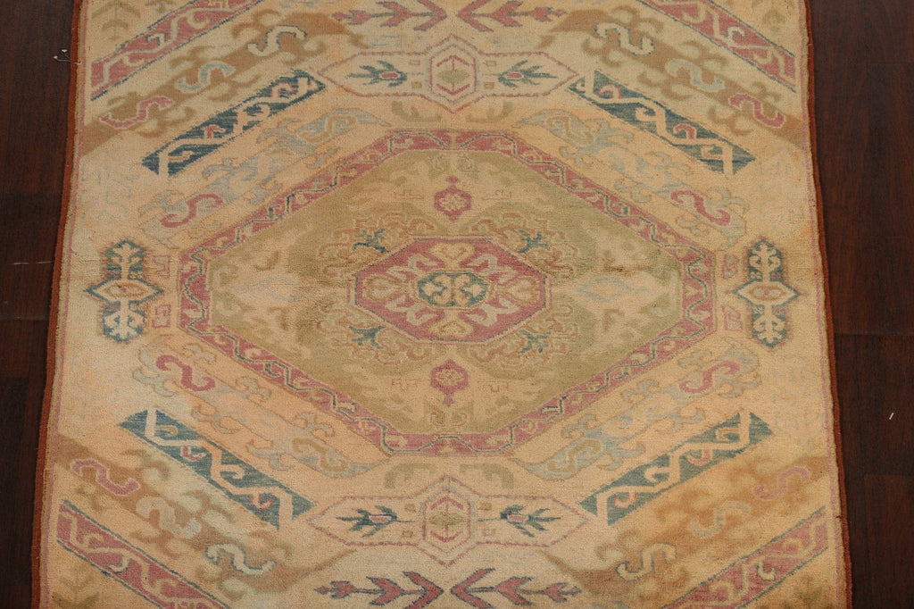 Geometric Anatolian Oriental Area Rug 4x5