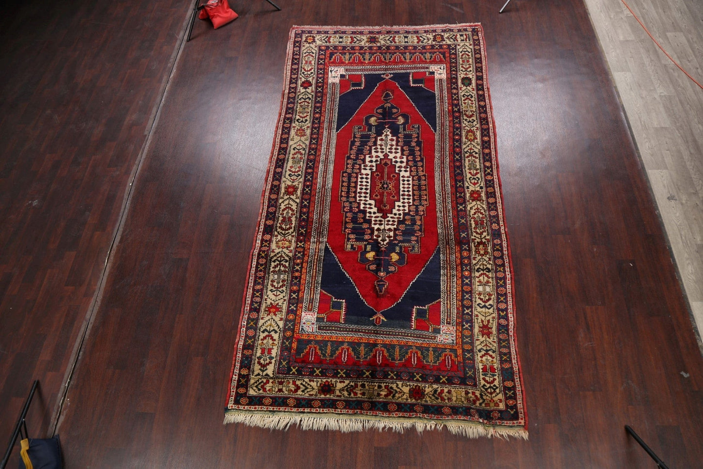 Geometric Anatolian Oriental Area Rug 5x11