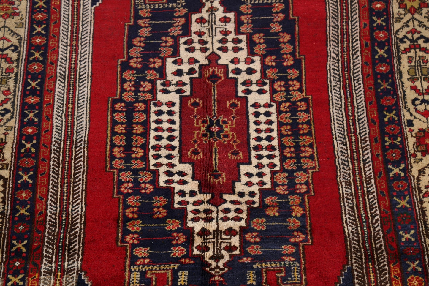 Geometric Anatolian Oriental Area Rug 5x11