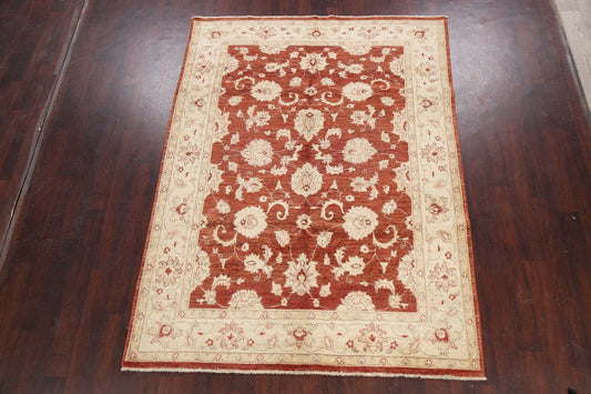 Floral Peshawar Oriental Area Rug 6x9