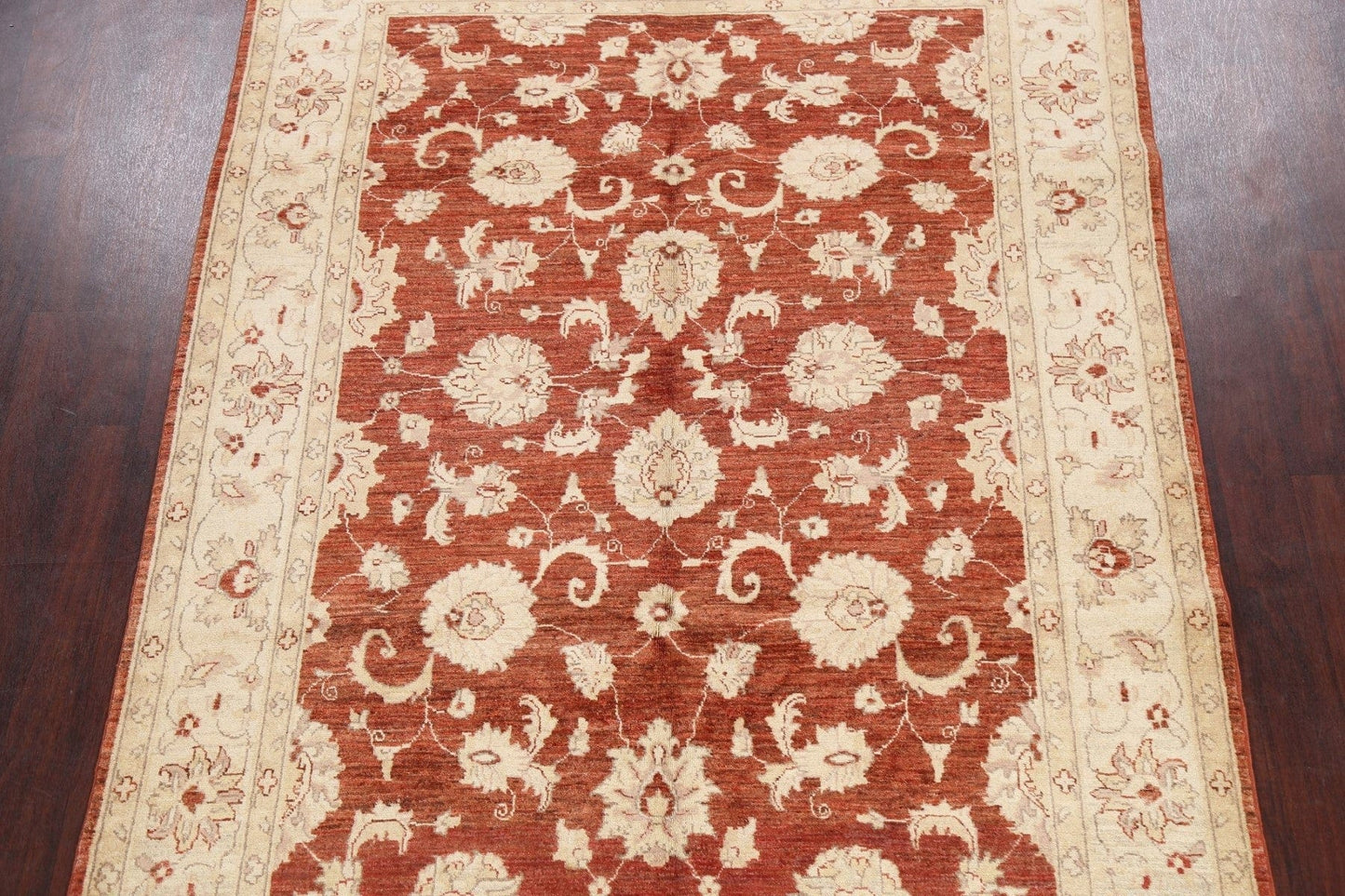 Floral Peshawar Oriental Area Rug 6x9