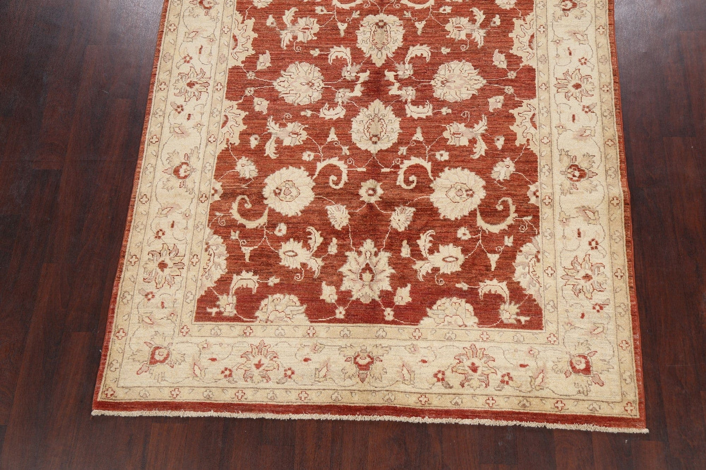 Floral Peshawar Oriental Area Rug 6x9