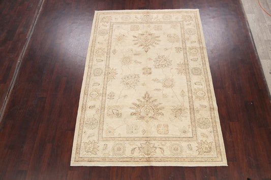 Floral Peshawar Oriental Area Rug 6x9