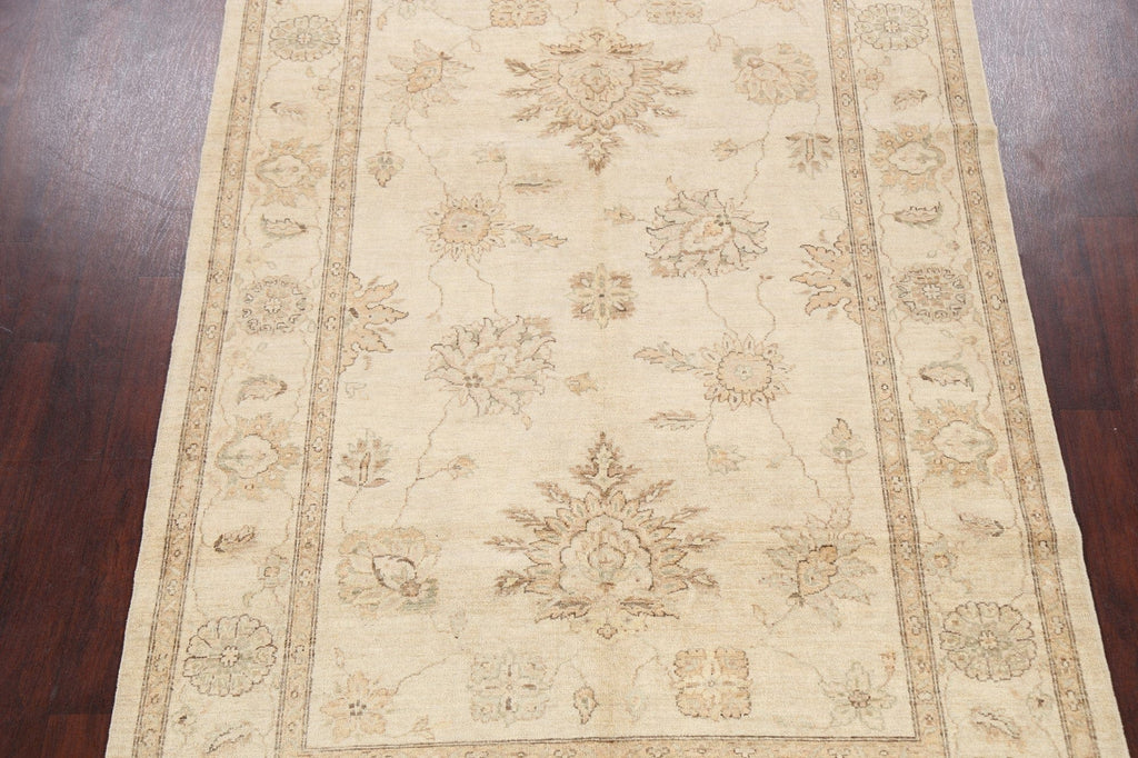 Floral Peshawar Oriental Area Rug 6x9