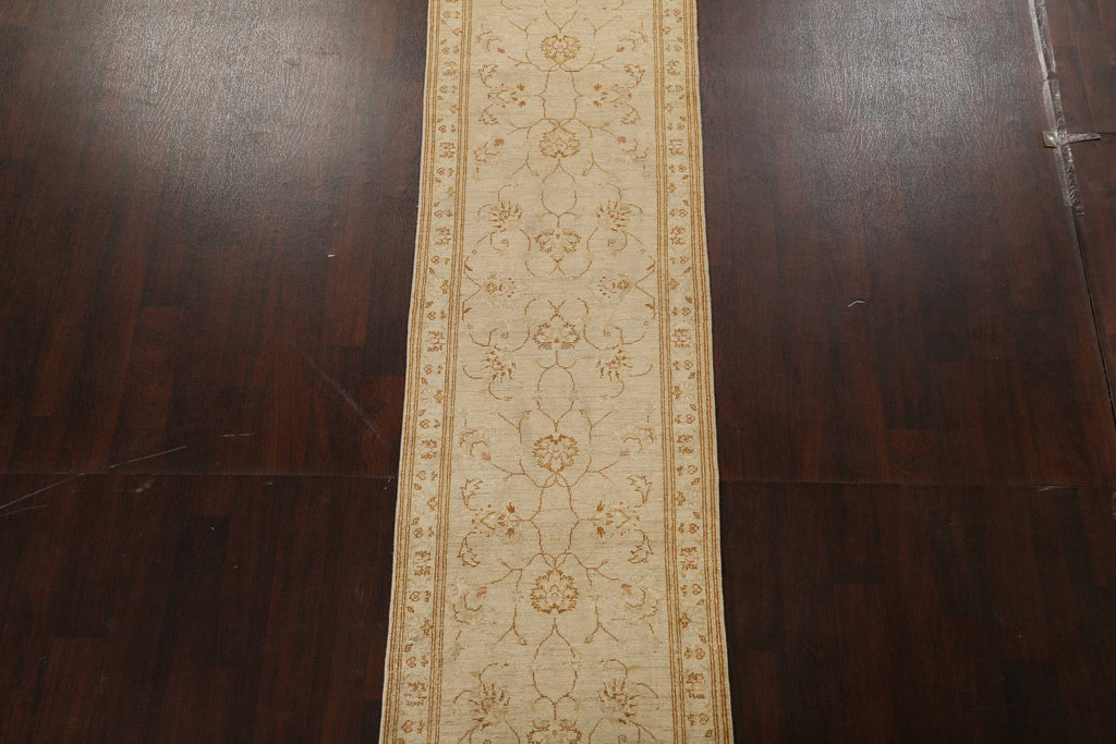 Floral Peshawar Oriental Runner Rug 3x10