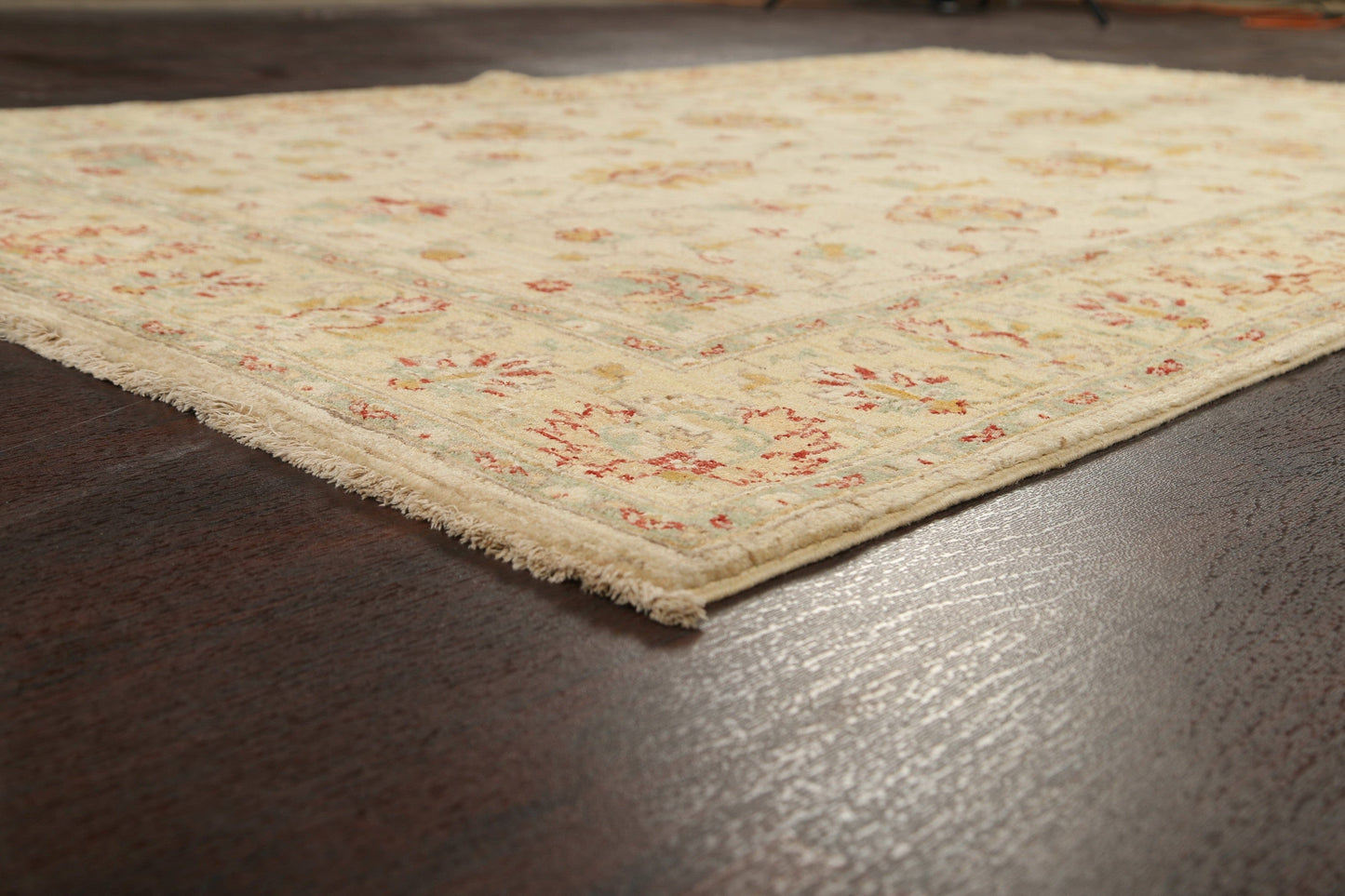 All-Over Floral Peshawar Oriental Area Rug 5x8