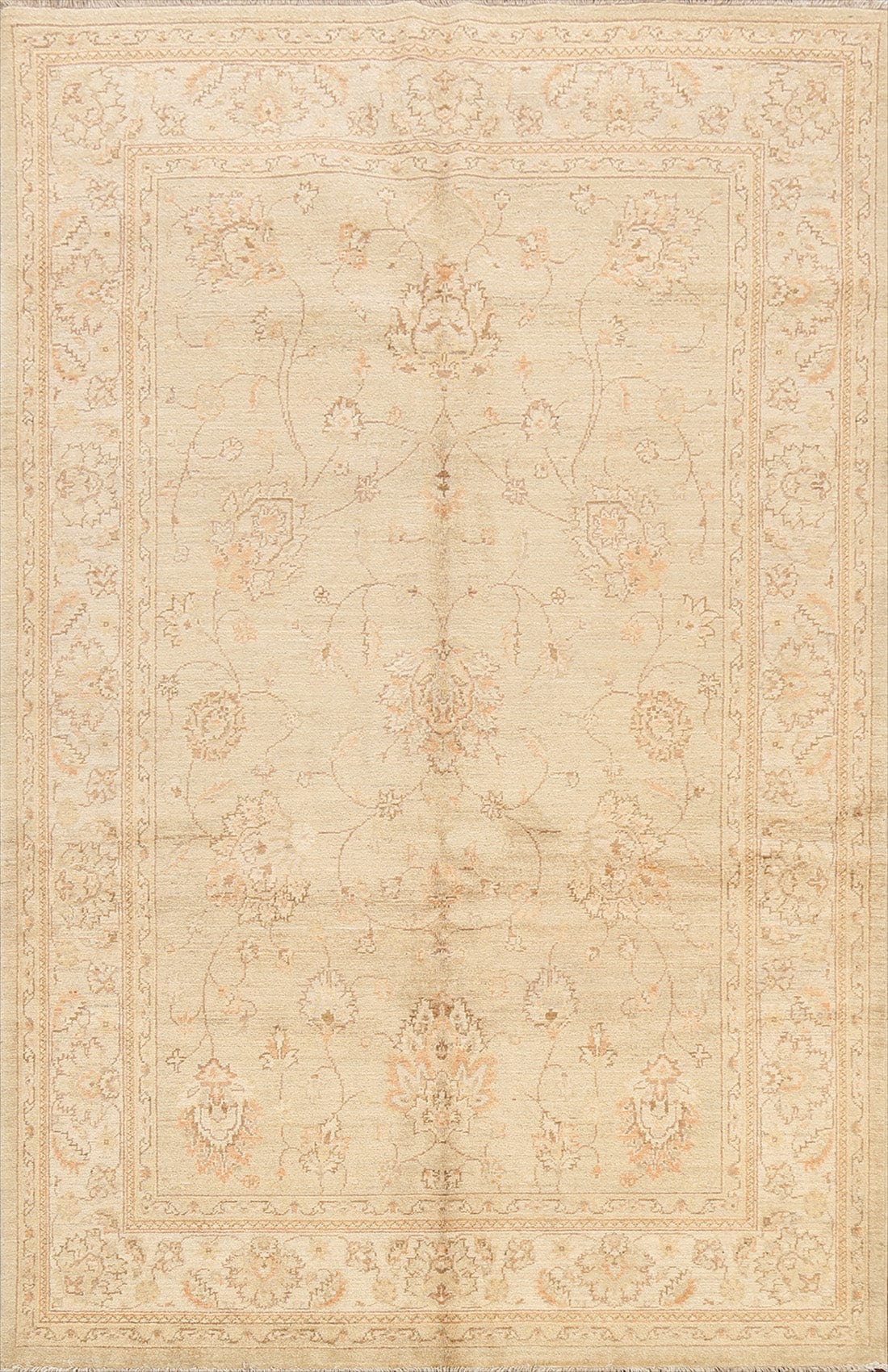 Floral Peshawar Oriental Area Rug 6x8